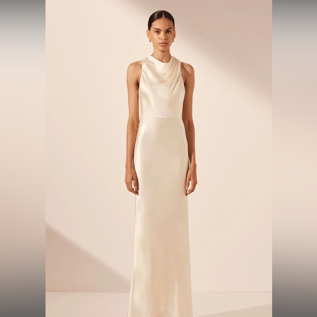 Shona Joy La Lune High Neck Maxi Dress